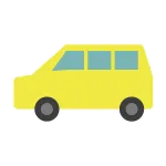 Car Yellow SVG Icon